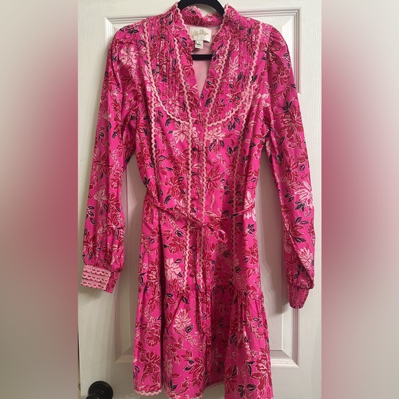 Lilly Pulitzer Arletta Passion Fruit Pink Giraffic Park size 12 NWOT